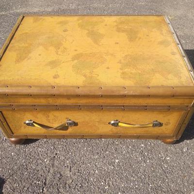 Large chest w map pattern