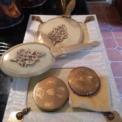 Hollywood regency vanity items