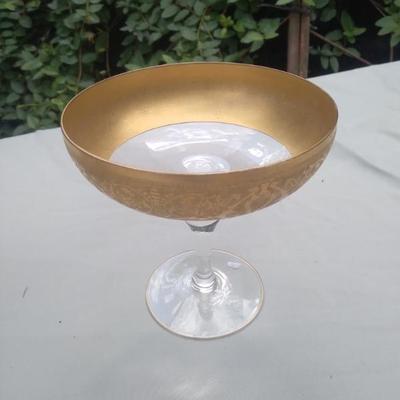 Many pieces of elegant glass