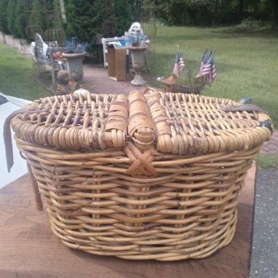 Old fishing basket