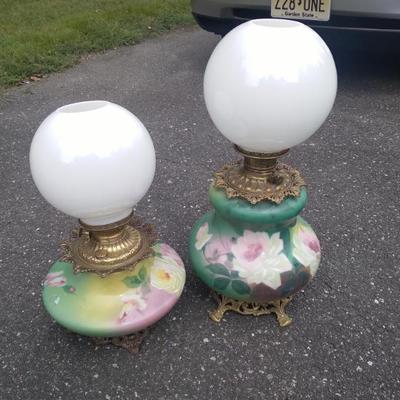 Gone w the wind kerosene lamps