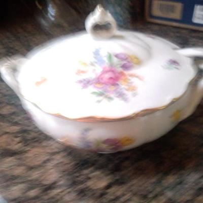 Bohemian soup tureen