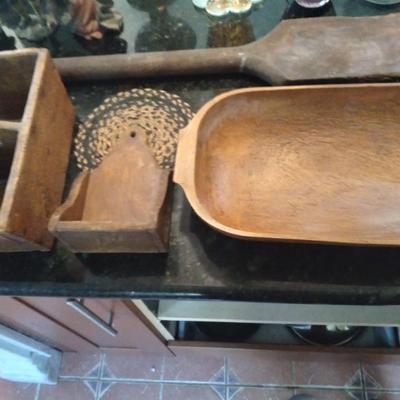 Antique primitives in wood