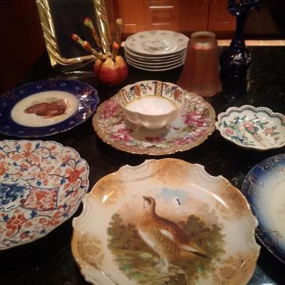 Sale Photo Thumbnail #21: Porcalian glassware