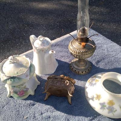 Oil lamp rs prussia limoges