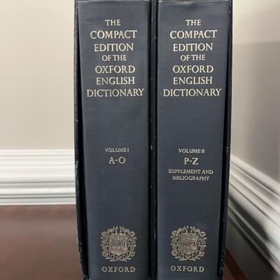 The Compact Edition of the Oxford English Disctionary
