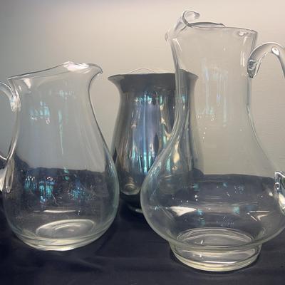 Glass & Metal Water/Drink Pitchers