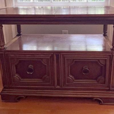 Thomasville Buffet Cabinet with Expanding Tabletop