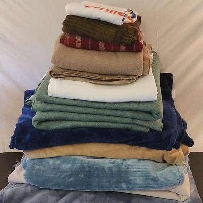 Mystery Lot Of Blackets, Throws, And More