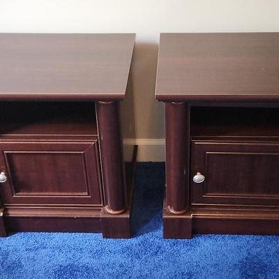 Dark Wooden Nightstands