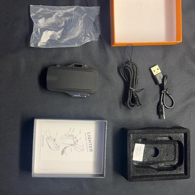 New In Box Waterproof Lighter Flashlight & Charging Cord