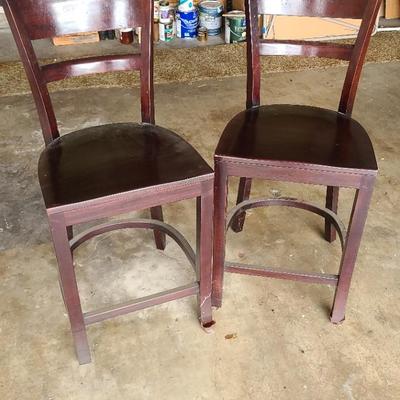 Chocolate High Top Chairs 