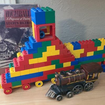 Collectible Trains And Book