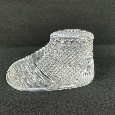Vintage Waterford, Crystal Baby Shoe Bootie