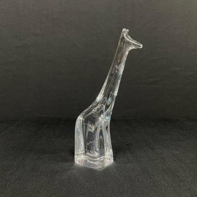 Baccarat Crystal Giraffe Figurine