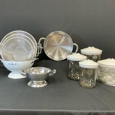 Colanders, Canisters And Faberware Millennium 6 Qt Pot