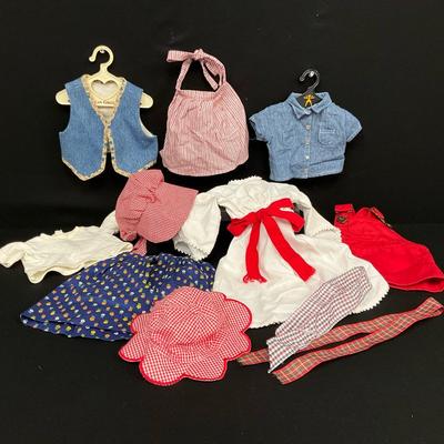Assorted Doll Clothes And Ribbons