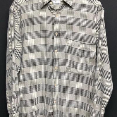 Men’s Ermenegildo Zegna Cream/Black Shirt