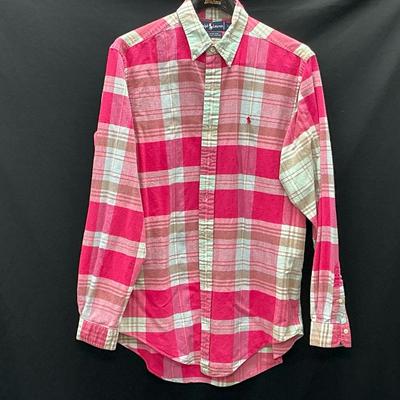 Ralph Lauren Pink Plaid Shirt