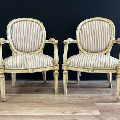 Two Louis XVI Style Chairs