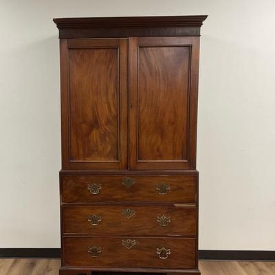 Georgian Style Secretary Chest