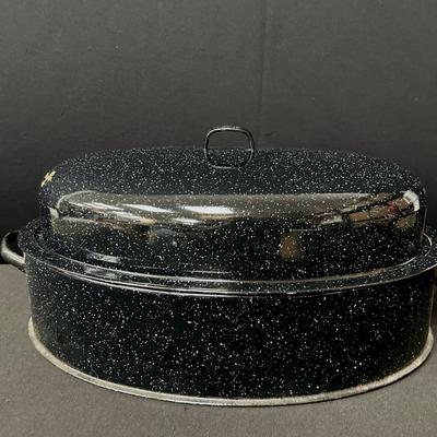 Large Enamel Roasting Pan 