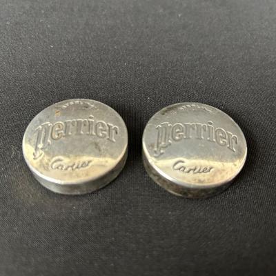 Cartier Sterling Perrier Bottle Caps