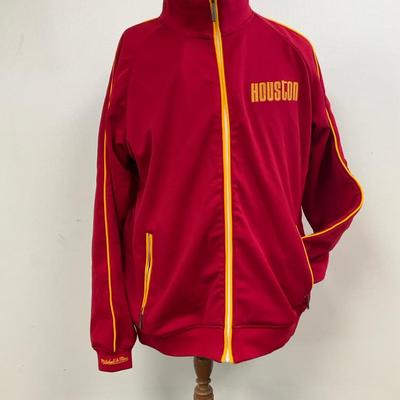 Mitchell & Ness Houston Rockets Jacket, Size 48XL
