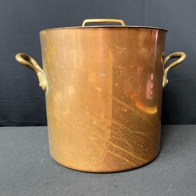 Gaillard Paris Vintage 10 Inch Copper Stock Pot