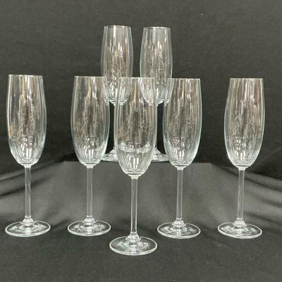 Crystal Champagne Flutes