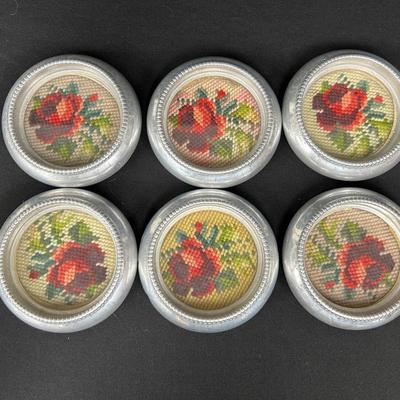 Needlepoint Coaster Set