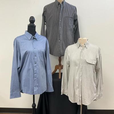 Donna Karan Cotton Blend Shirts