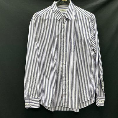 Brioni Blue Striped Shirt