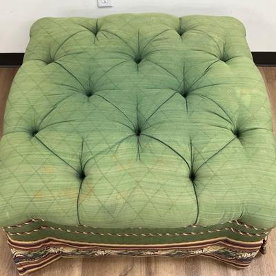 Pistachio Green Ottoman