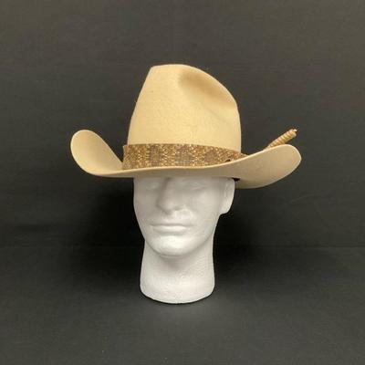 Resistol Cowboy Hat With Rattlesnake Band
