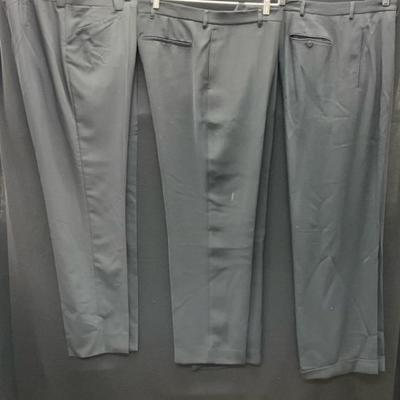 Designer Men’s Black Slacks Bundle 