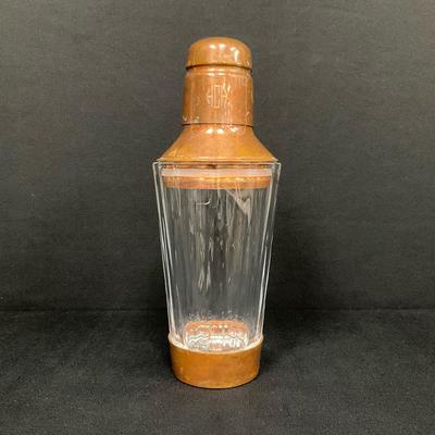 Mark & Graham Copper And Glass Cocktail Shaker