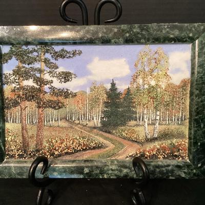 Scenic Picture Made Of Stone