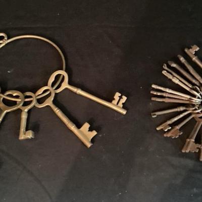 Skeleton Key Rings