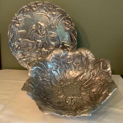 Arthur Court Bunny Serving Pieces