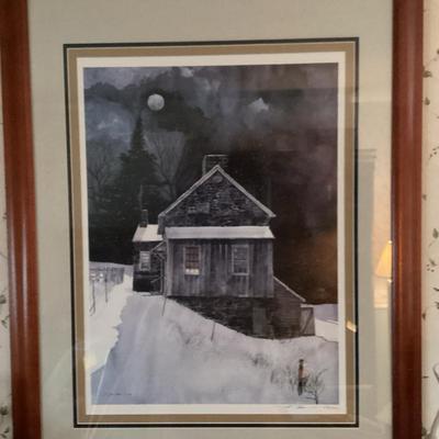 John Stevens Snow Scene Print