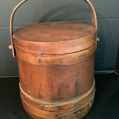 Antique Firkin Sugar Bucket