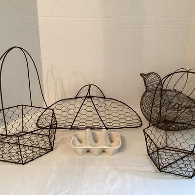 Vintage Egg Baskets (5)