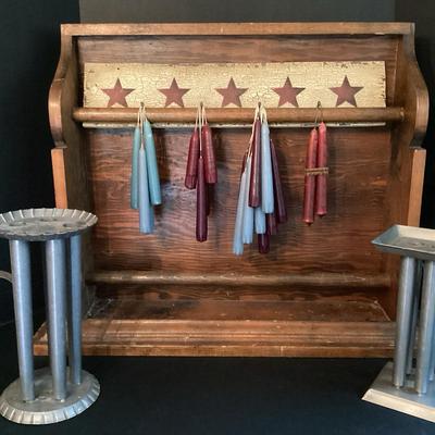 Candle Molds & Rack