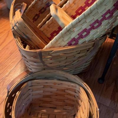 Assortment of Vintage Baskets: Longberger & More