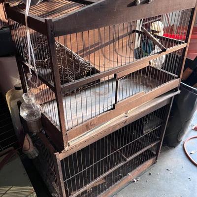 Antique bird cages