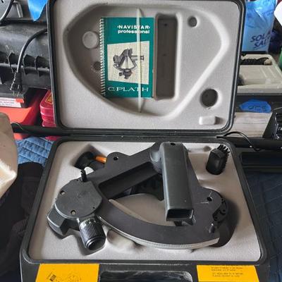 C. Plath Navistar Sextant in case, mint condition