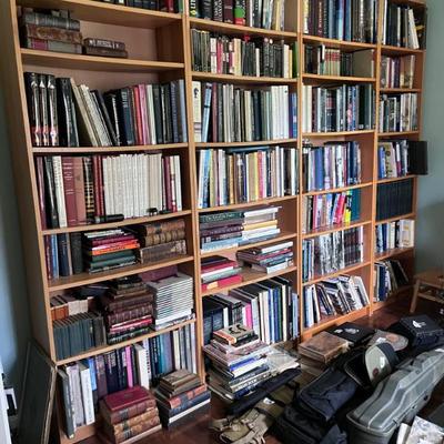 Lots and lots of books in every room 