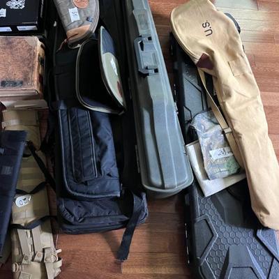 Lots of gun cases