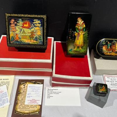 Genuine Russian Lacquer Boxes